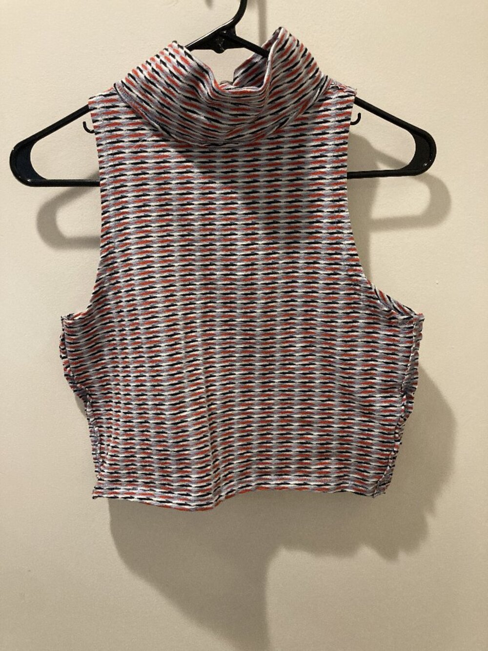 Free People cropped tank top mock neck Medium
